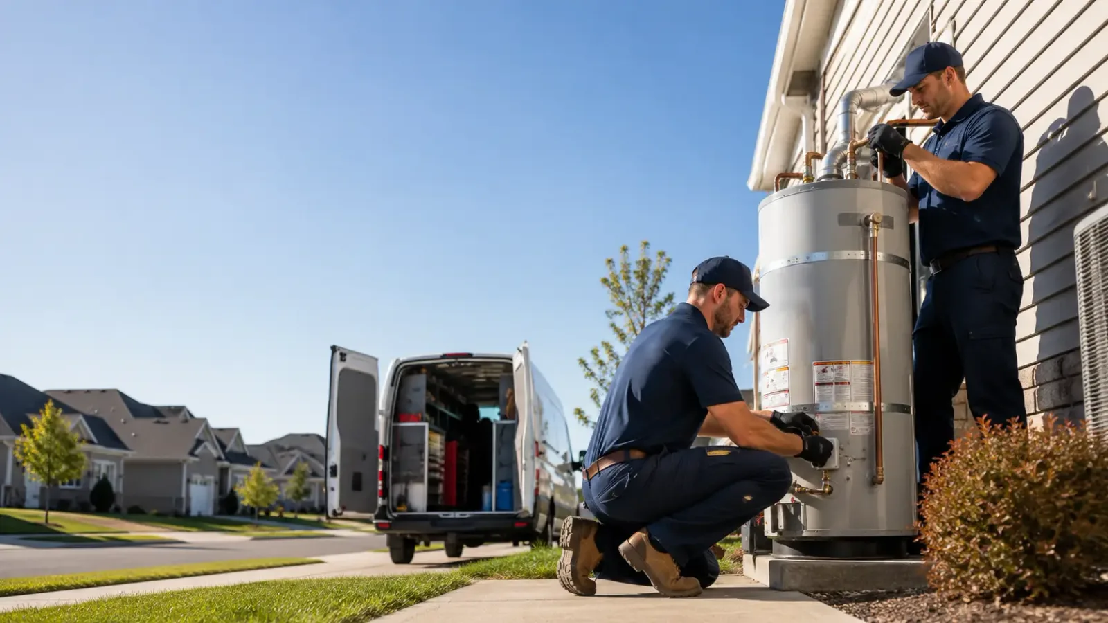 Water Heater Installation in Home, KS